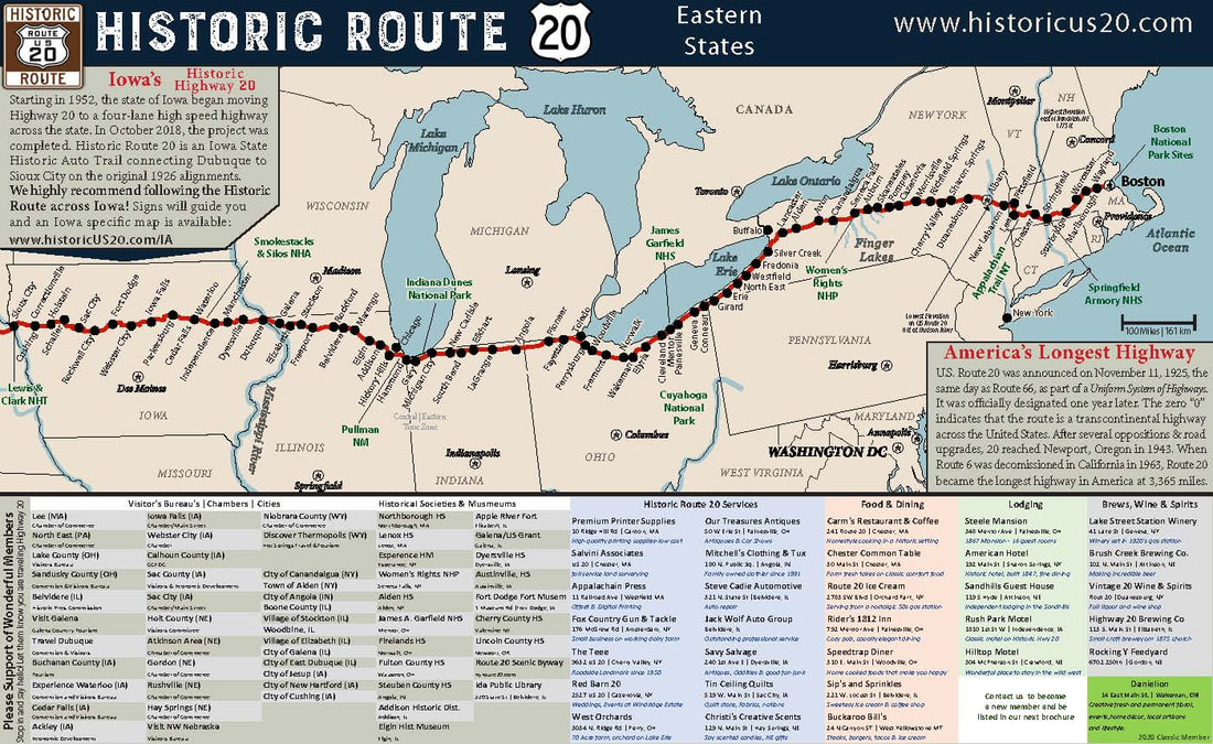 Plan Your Visit across Historic Route 20 The Historic US Route 20